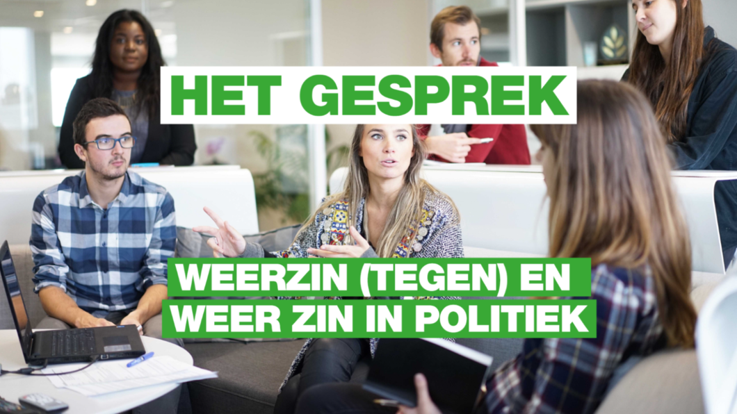 deelnemers aan politiek gesprek