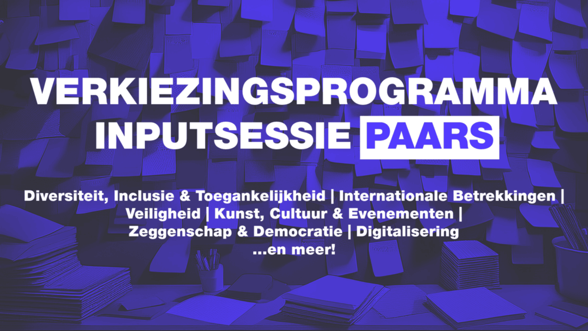 Inputsessie Paars