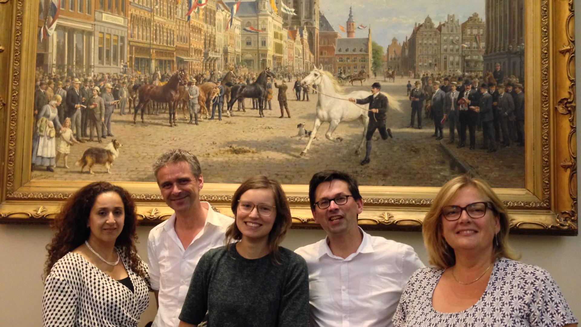 Glimina, Martijn, Femke, Benni en Petra